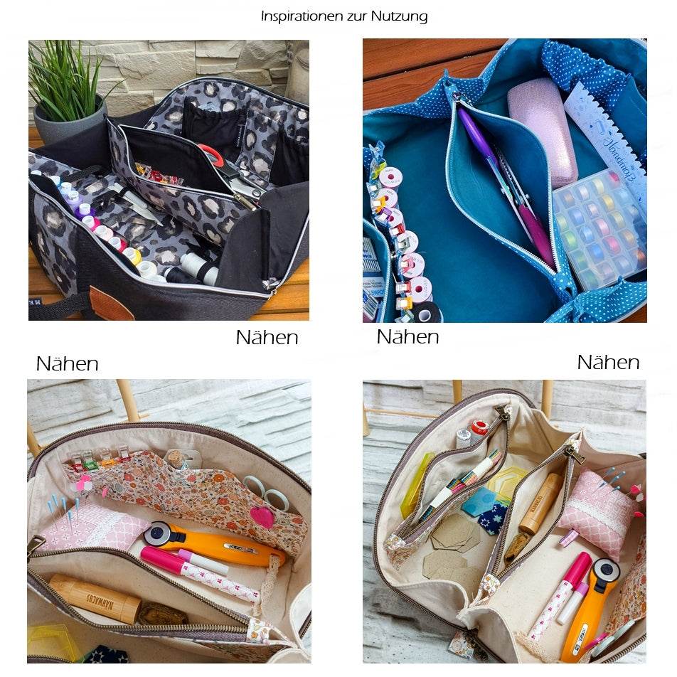 ohKristi Mini * Taschen - Schnittmuster - eBook * Projekt - Tasche * Kosmetik - Tasche - Sewando