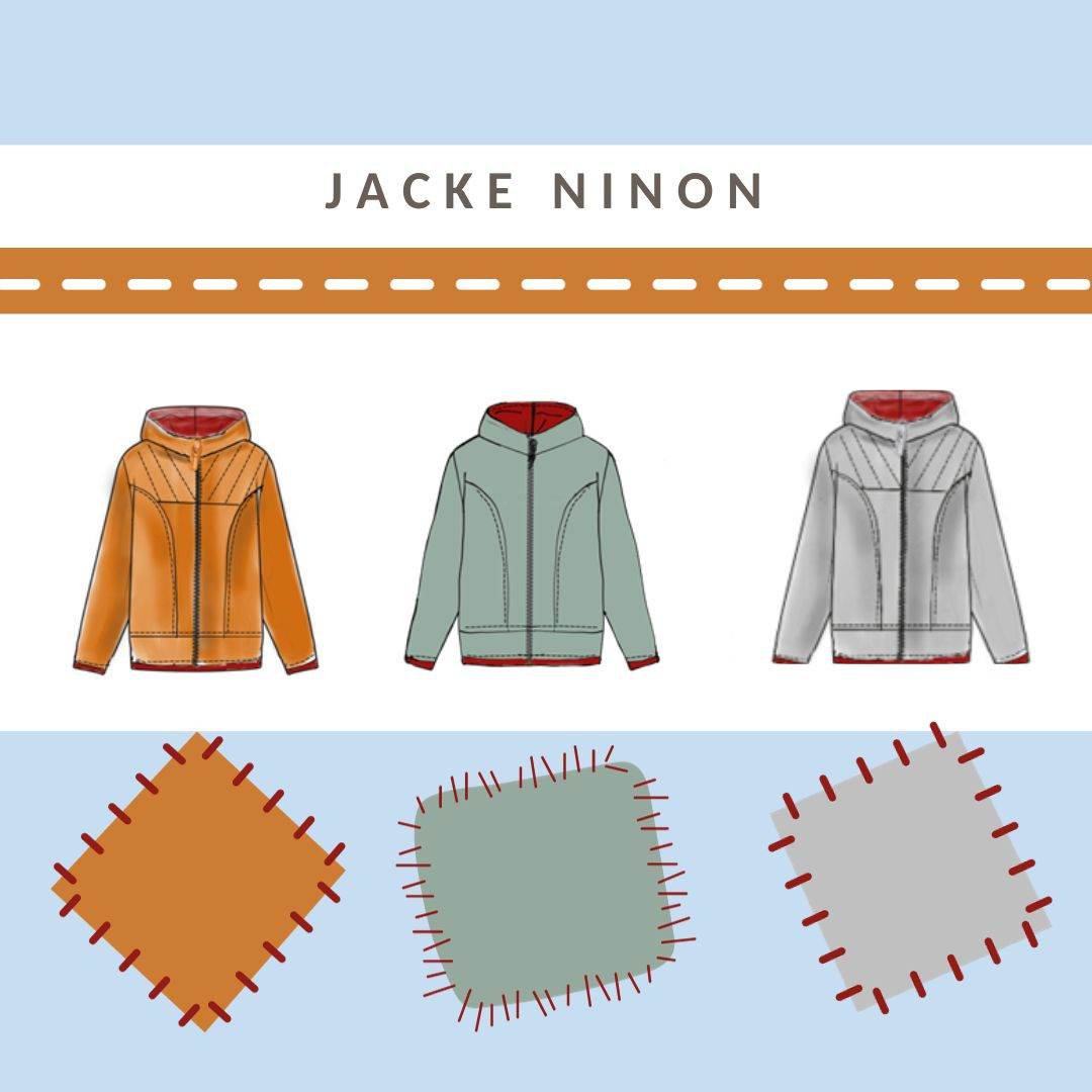 Schnittmuster Damen Jacke Ninon Gr. 34-54 + Video - Sewando