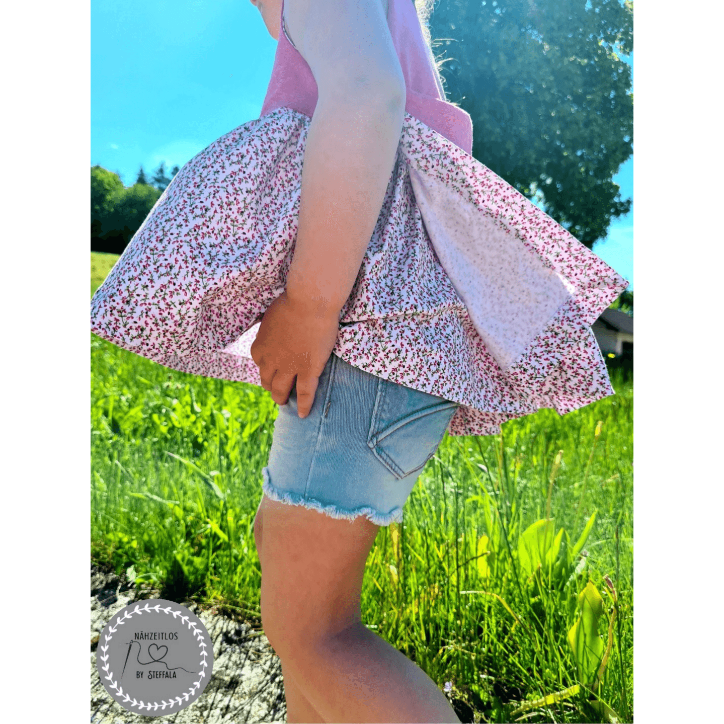 Schnittmuster Kleid Elisa Sommerkleid Stufenkleid Gr. 86-140 - Sewando