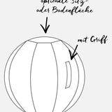 Ballbezug #sewnice für Sitz- oder Gymnastikball Ø45-85cm