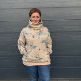 Schnittmuster Oversized Hoodie Weites Winter Meer Damen