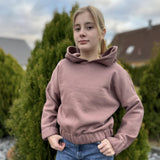 Schnittmuster Oversized Hoodie Weites Winter Meer Damen