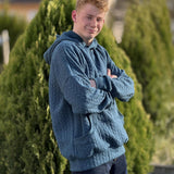 Schnittmuster Oversized Hoodie Weites Winter Meer Herren