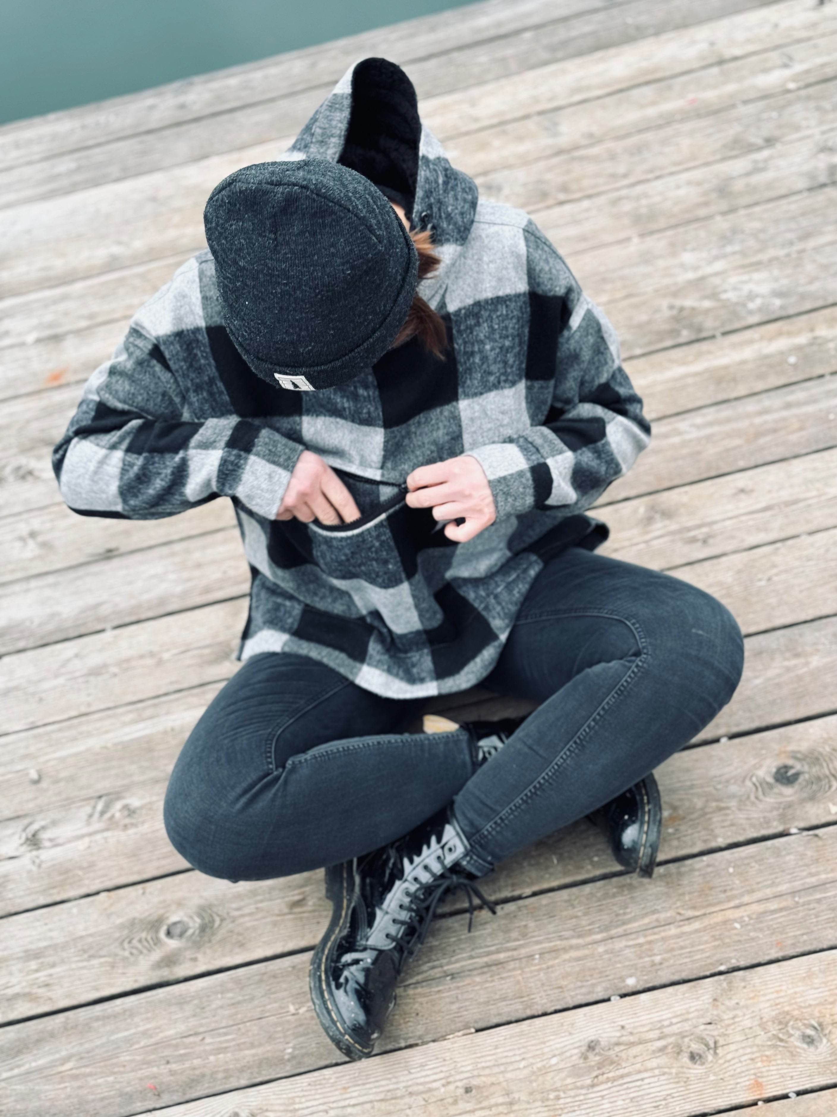 Schnittmuster Hoodiejacke Jackhoo, Größe XS - XL : - Sewando