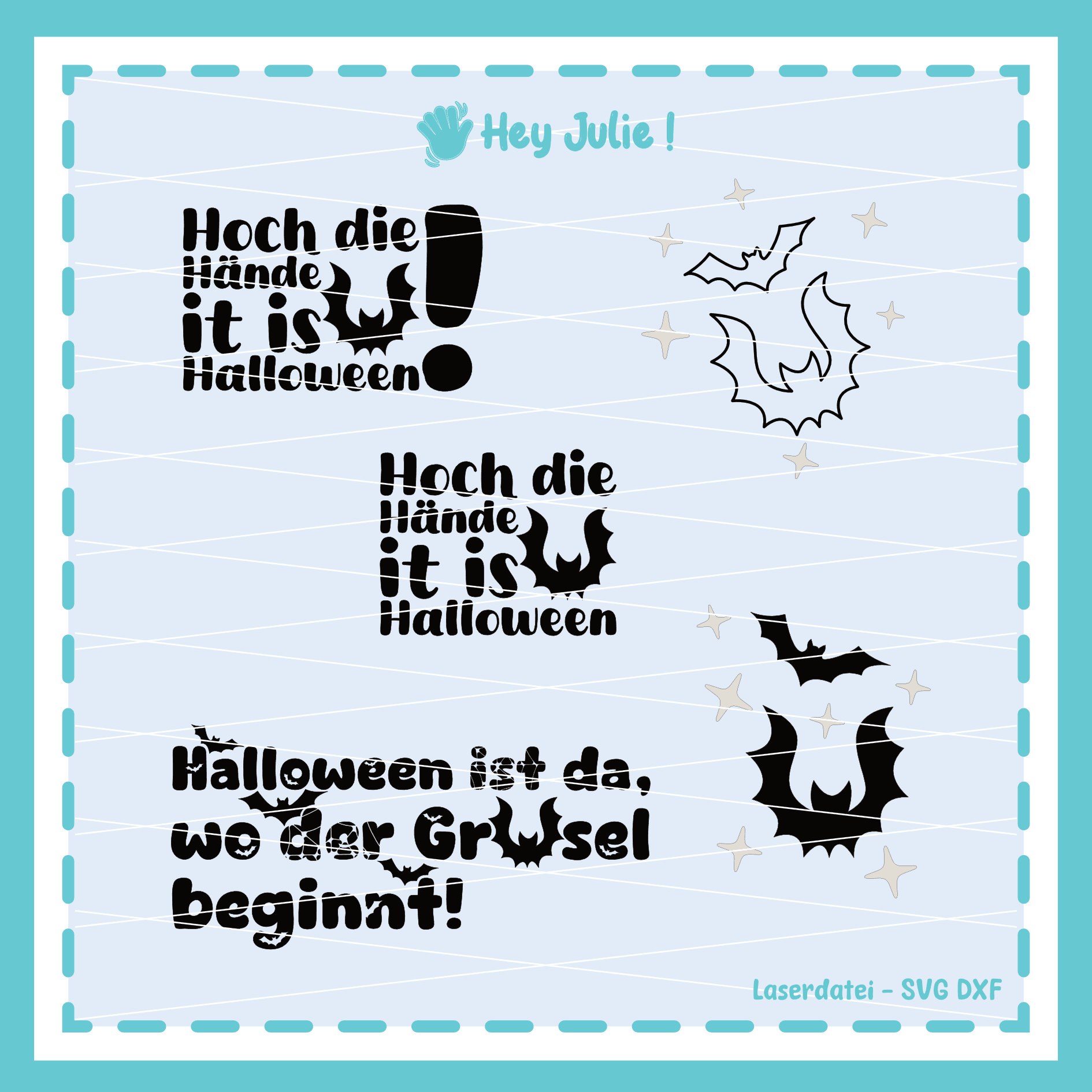 Plotter- und Laserdatei It is Halloween - Sewando