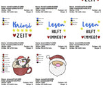 Stickdatei Set ITH Lesezeichen & Einzelmotive - Sewando