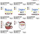 Stickdatei Set ITH Lesezeichen & Einzelmotive - Sewando
