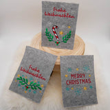 Stickdatei Set Christmas Cards ITH Geschenkhüllen Weihnachtskarten - Sewando