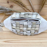 ITH Stickdatei Crossbody Bag Set mit Innentasche S, M, L, XL, In The Hoop Tasche Wabee - Sewando