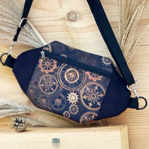 ITH Stickdatei Crossbody Bag 18x30 mit Innentasche, In The Hoop Tasche Wabee - Sewando