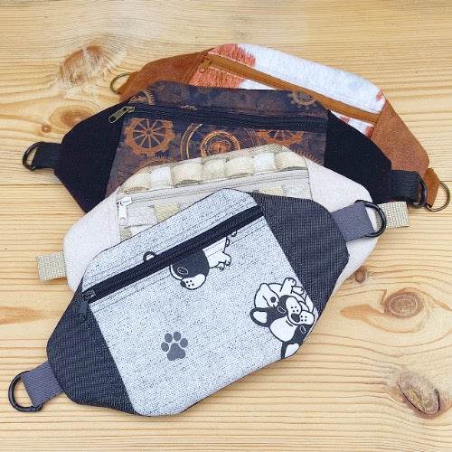 ITH Stickdatei Crossbody Bag Set mit Innentasche S, M, L, XL, In The Hoop Tasche Wabee - Sewando