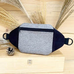 ITH Stickdatei Crossbody Bag Set mit Innentasche S, M, L, XL, In The Hoop Tasche Wabee - Sewando