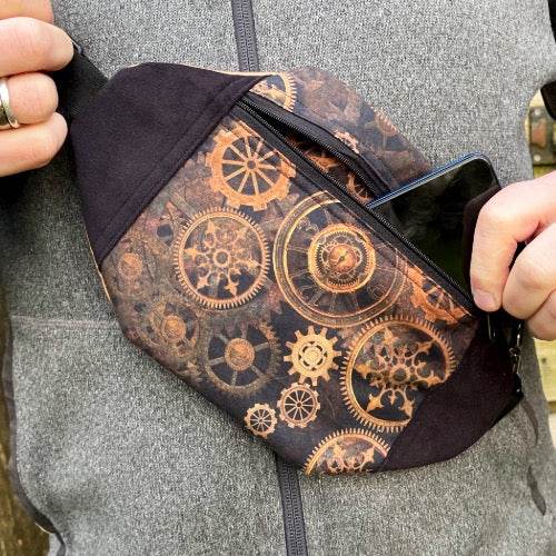 ITH Stickdatei Crossbody Bag 18x30 mit Innentasche, In The Hoop Tasche Wabee - Sewando