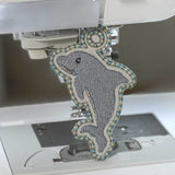 Stickdatei Delfin Anhänger für 10x10 Rahmen - Sewando