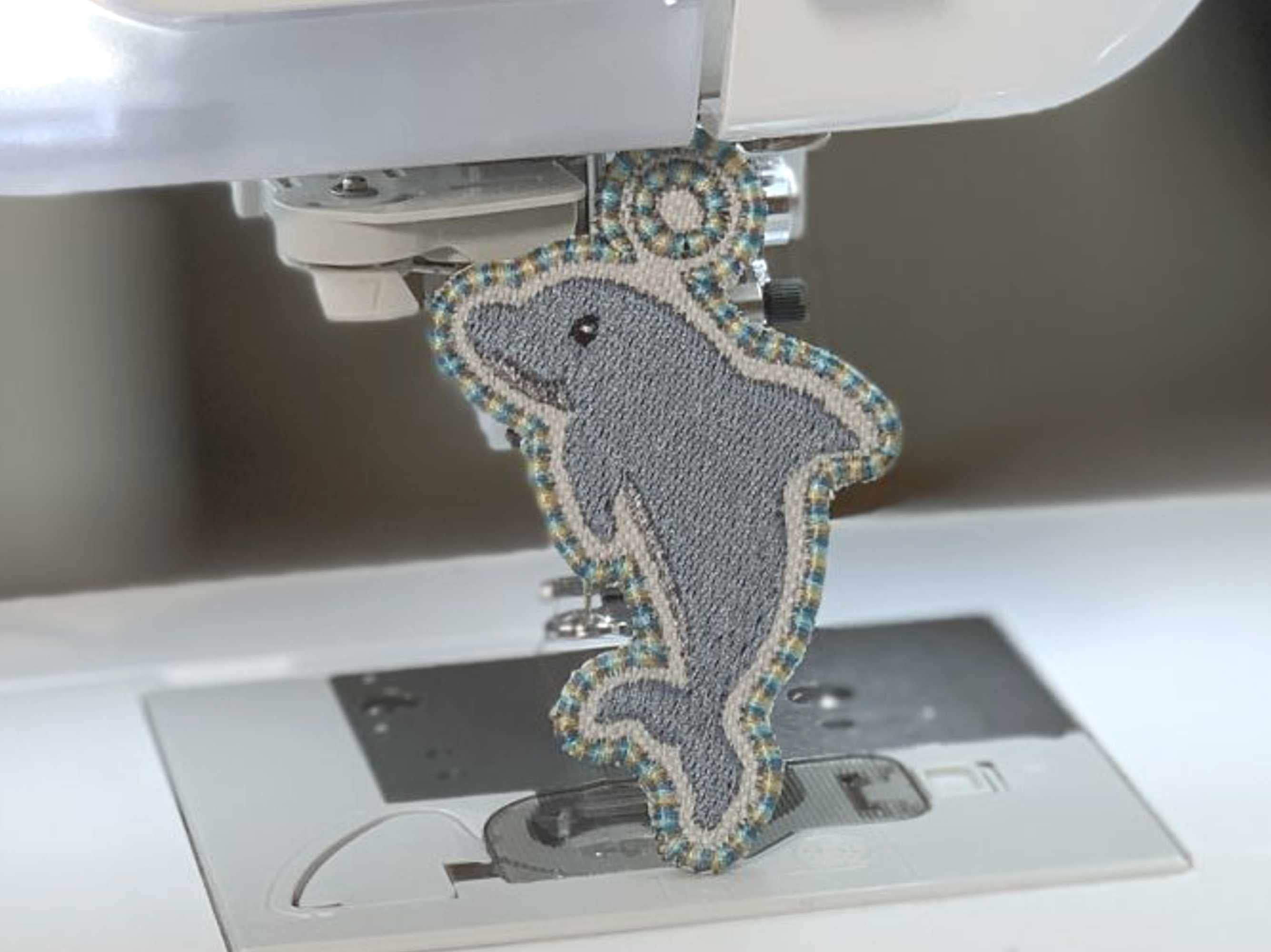 Stickdatei Delfin Anhänger für 10x10 Rahmen - Sewando