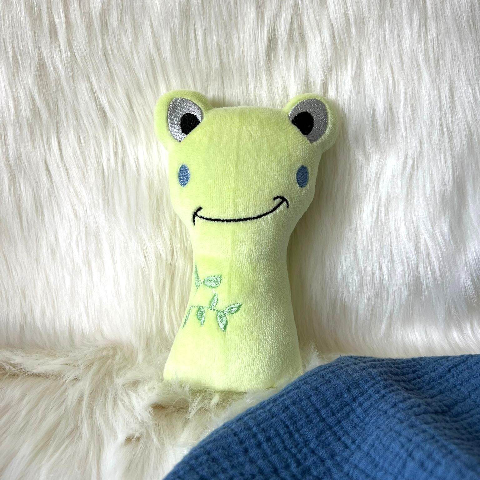 Stickdatei Frosch ITH Rassel Kuscheltier - Sewando