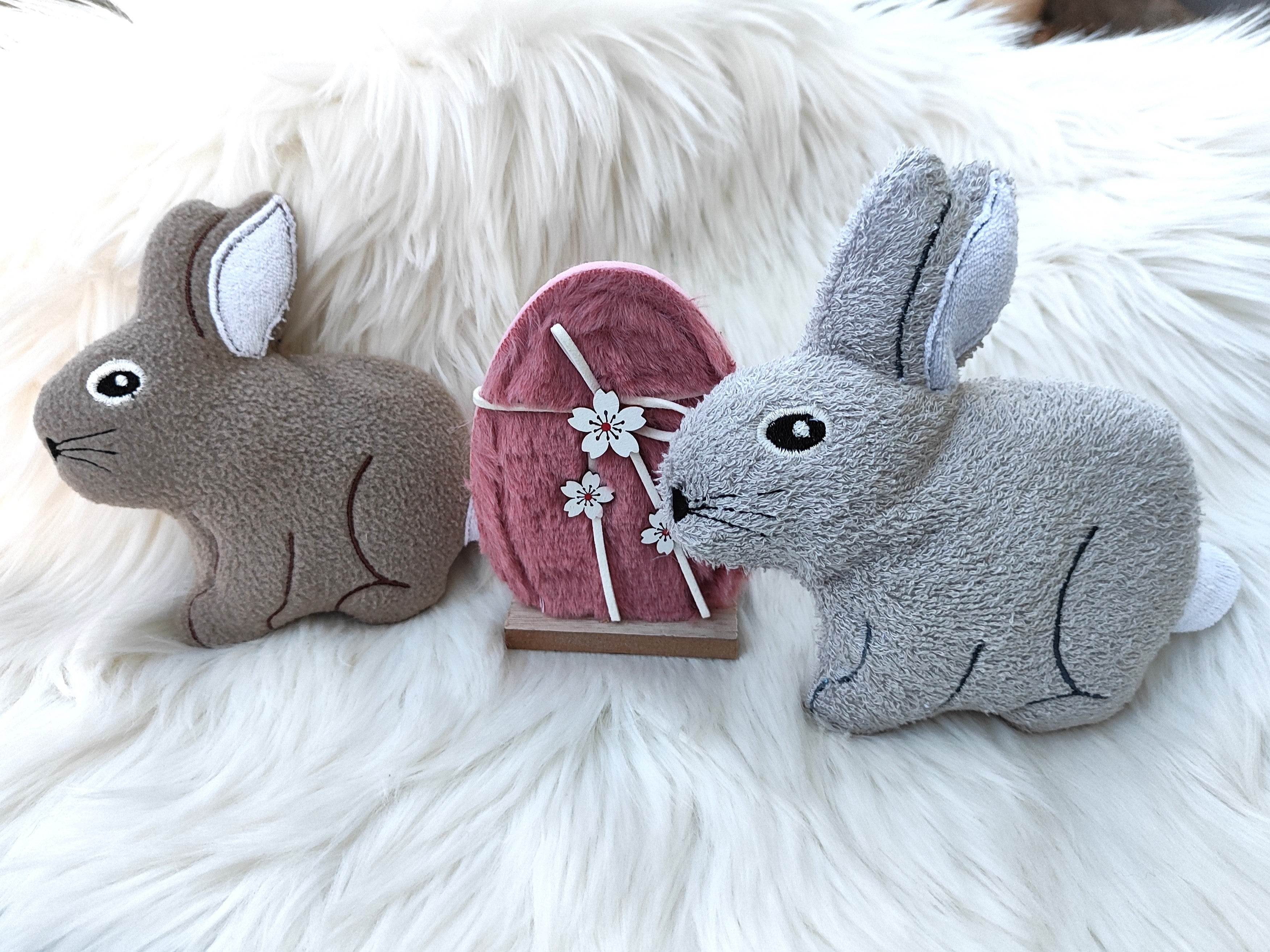 Stickdatei Hase ITH Kuscheltier in mehreren Größen - Sewando