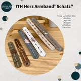 Stickdatei Herz-Armband “Schatz” in 5 Größen, ITH Schmuck ab 5x18,