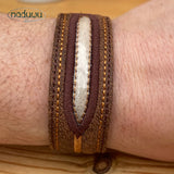 Stickdatei Armband “Schatz” mit Sichtfenster in 5 Größen, ITH Schmuck