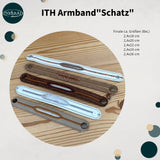 Stickdatei Armband “Schatz” mit Sichtfenster in 5 Größen, ITH Schmuck