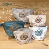 Stickdatei Badetasche Fischkopp Set mit 5 Größen, ITH Stickdatei Kosmetiktasche