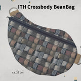 ITH Stickdatei Crossbody Bag 20x30 mit Innentasche, BeanBag - Sewando