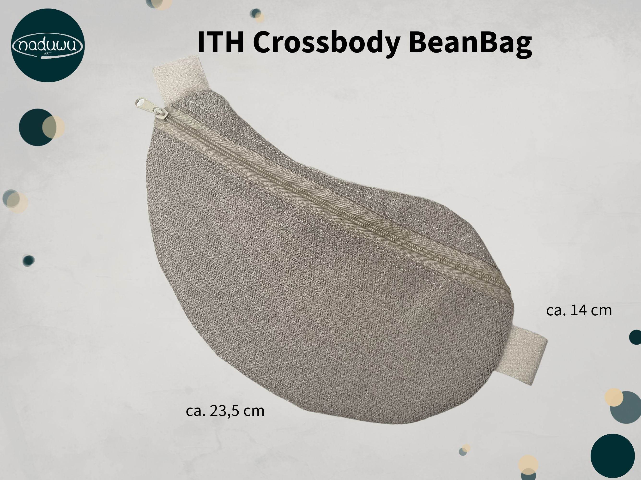 ITH Stickdatei Crossbody Bag 16x26 mit Innentasche, BeanBag - Sewando