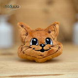 Stickdatei Katze Stuffie mit 7 Größen, In the Hoop Schnurrkopp
