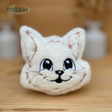 Stickdatei Katze Stuffie mit 7 Größen, In the Hoop Schnurrkopp