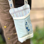 Stickdatei Tasche Set mit 3 Größen, S, M, L, ITH LongBone Bag - Sewando