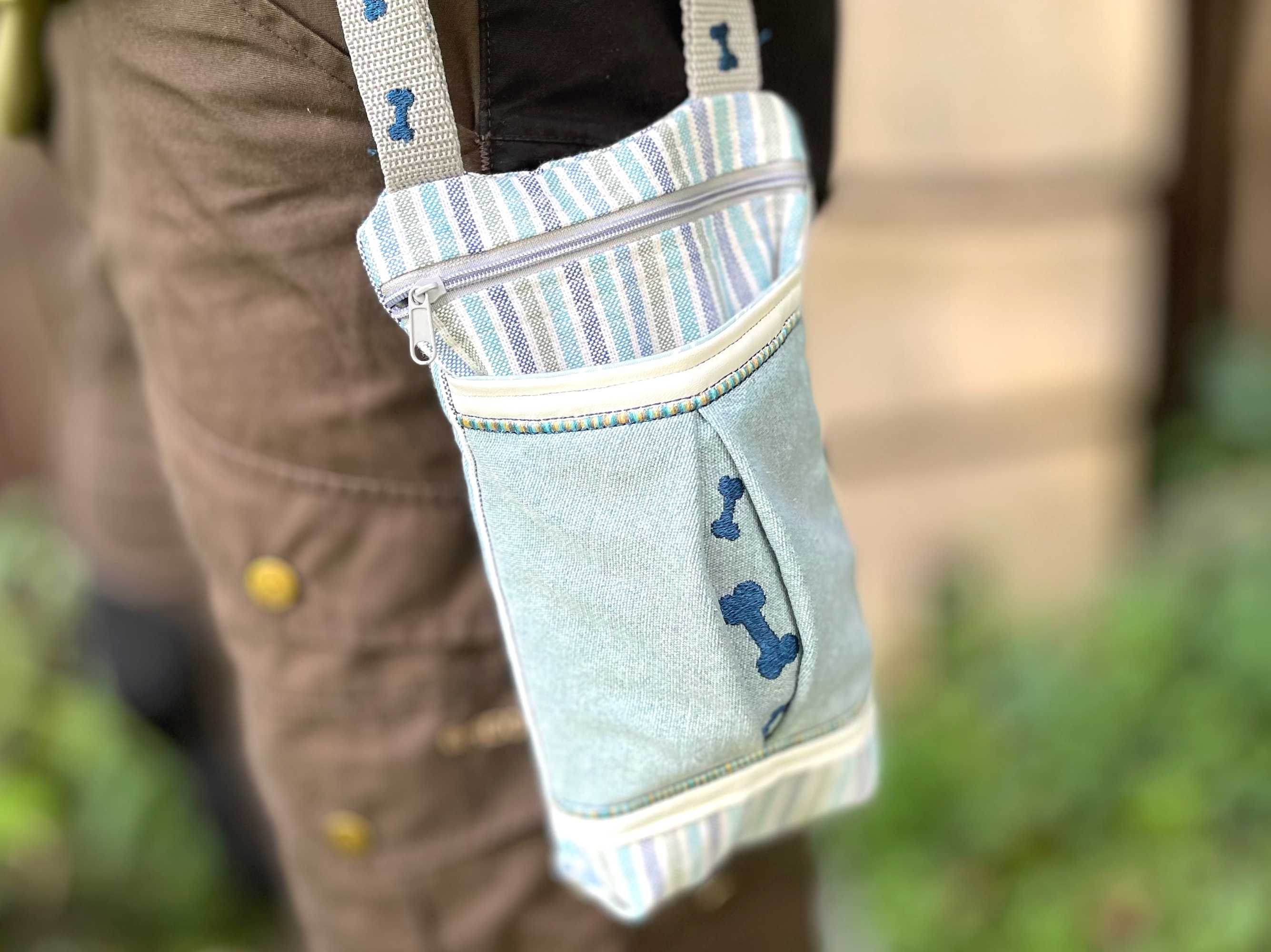 Stickdatei Tasche Set mit 3 Größen, S, M, L, ITH LongBone Bag - Sewando