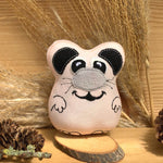 Stickdatei Maus ITH 9x10, In The Hoop Kuscheltier mit Applikationen - Sewando