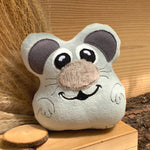 Stickdatei Maus ITH 15x17, In The Hoop Kuscheltier mit Applikationen - Sewando