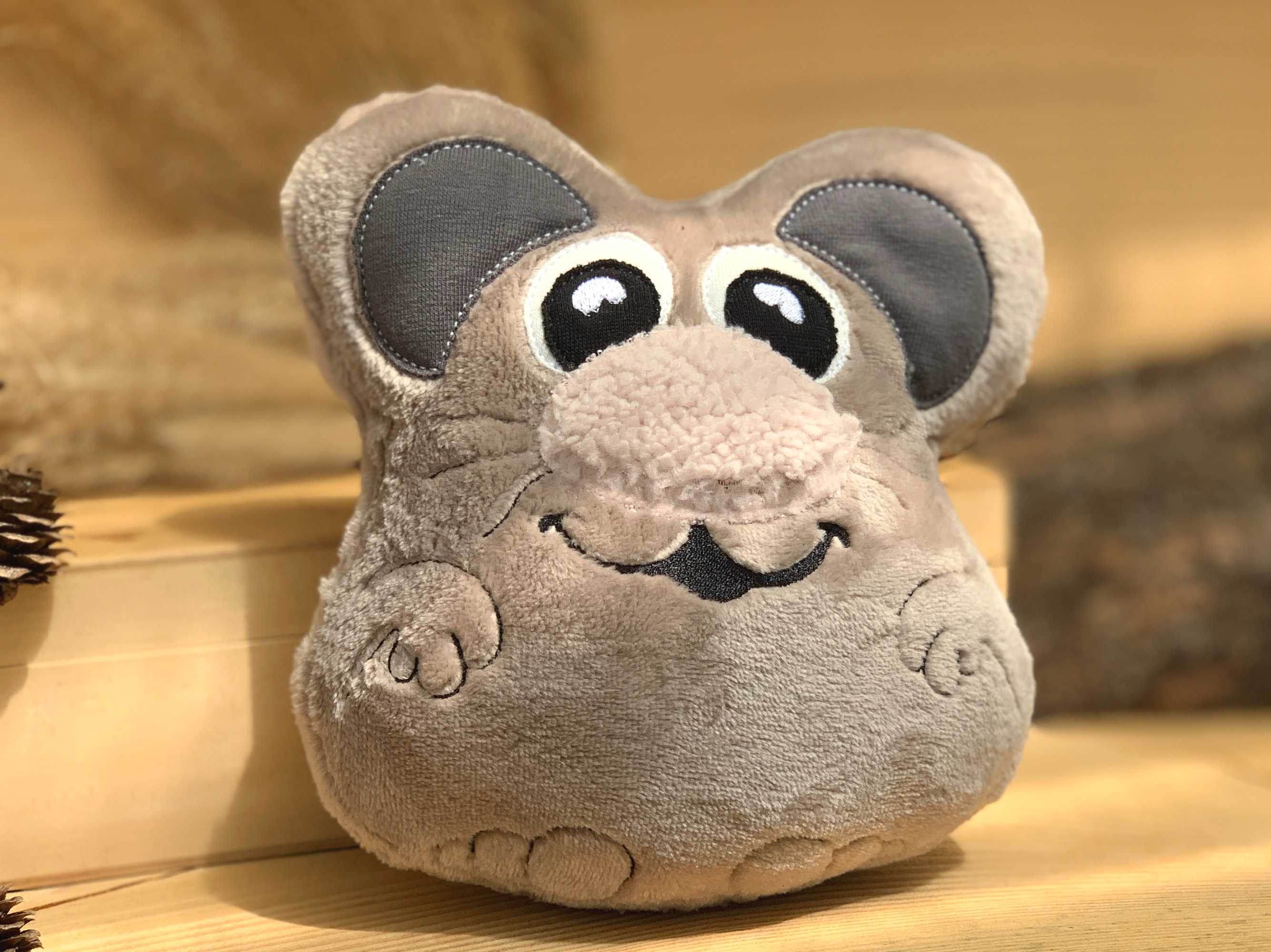 Stickdatei Maus 20x23, ITH Kuscheltier mit Applikationen - Sewando