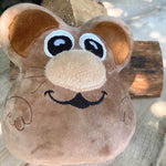 Stickdatei Maus 18x20, ITH Kuscheltier mit Applikationen - Sewando