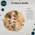 ITH Stickdatei Kuscheltier Wurm in 7 Größen ab 10x10 Rahmen - Sewando