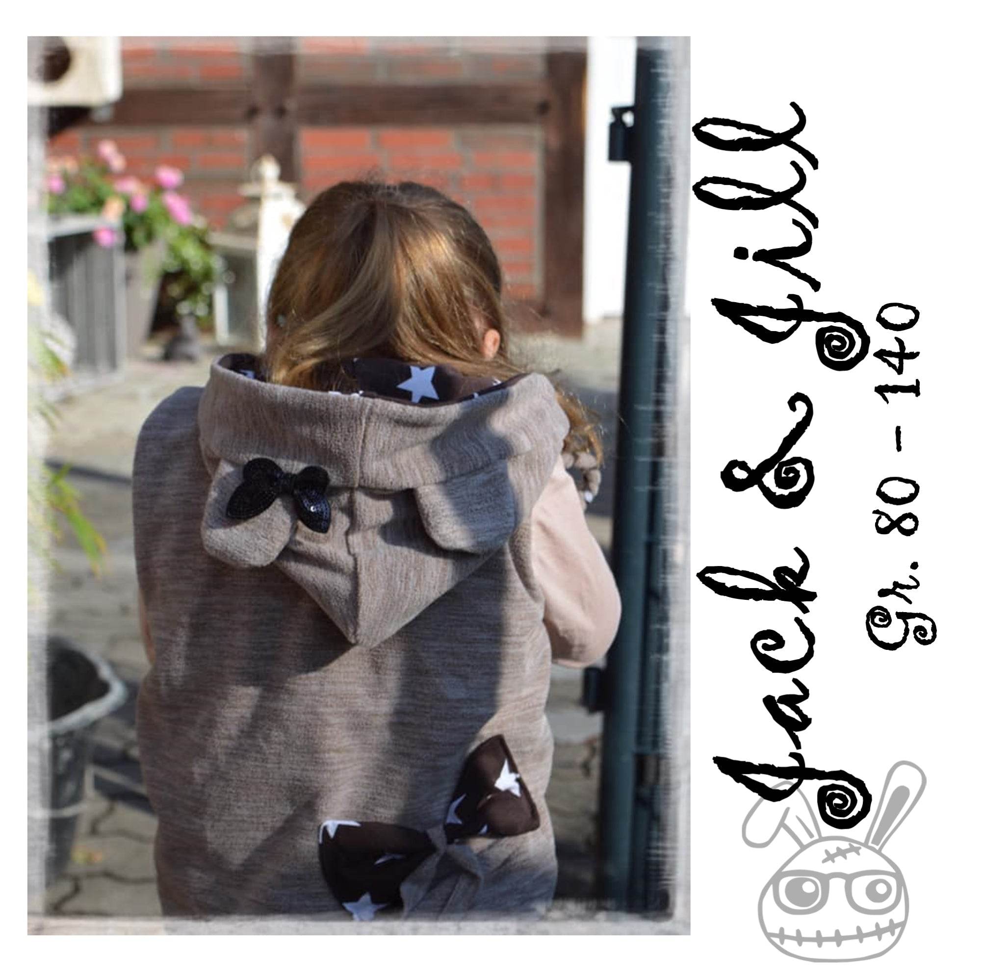 Schnittmuster Jack & Jill Weste Kinder Gr. 80-140 - Sewando