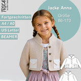Schnittmuster Trachtenjacke Anna Gr. 86-170