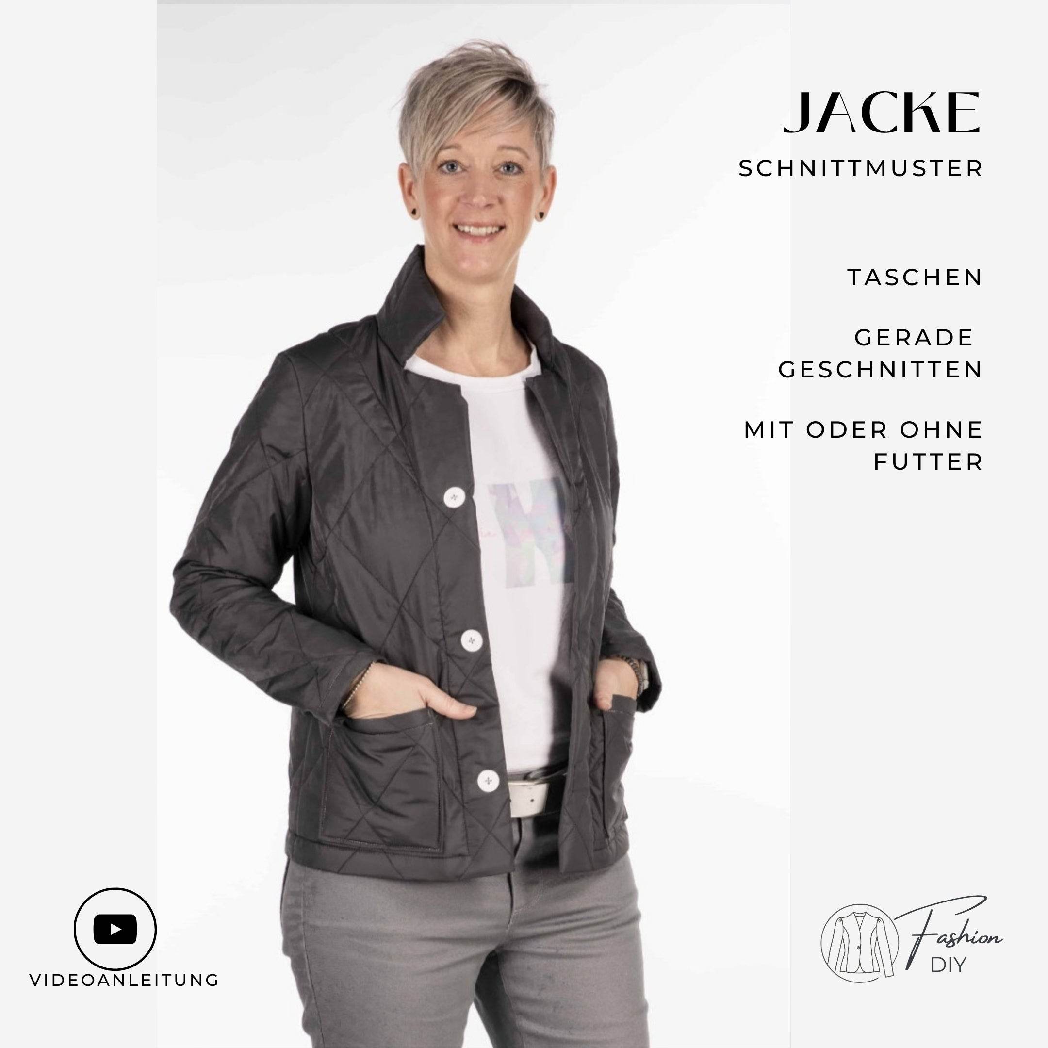 Jacke mit oder ohne Futter in S-XL - Sewando