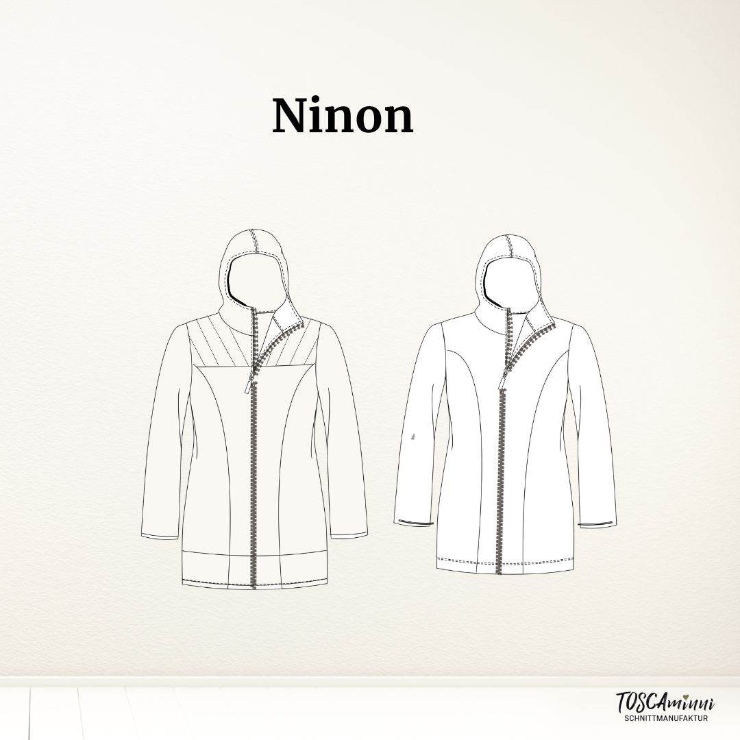 Schnittmuster Damen Jacke Ninon Gr. 34-54 + Video - Sewando