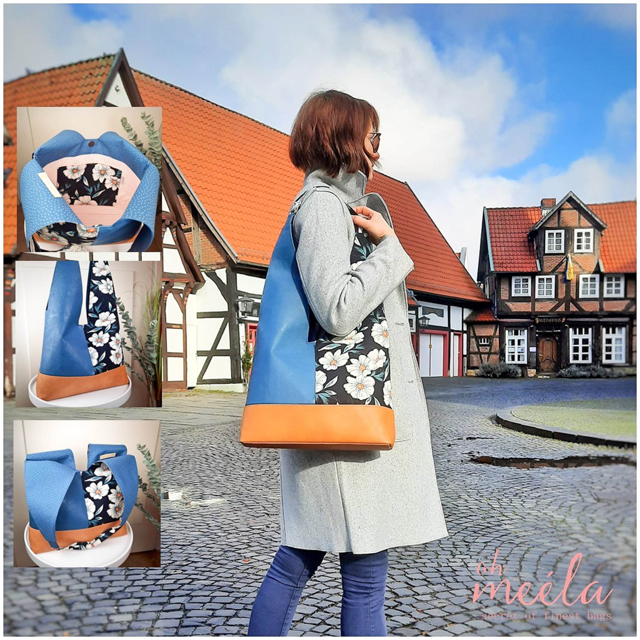ohJelli Mini & Big * Taschen - Schnittmuster - Kombi-eBook * Shopper - Schultertasche in 2 Größen - Sewando