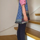 Schnittmuster timtom No.33 Shirt mit Vokuhila-Saum und optionalen Strick- oder Häkeldetails Gr.86-128 - Sewando