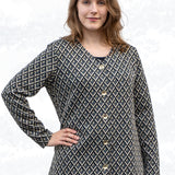 Nora - Cardigan mit knopfleiste - Gr. 34-50, A4+A0