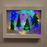 Plotterdatei Tannenbäume – für Weihnachtsdeko, Karten und Textilien SVG | DXF | JPEG + Karten-PDF