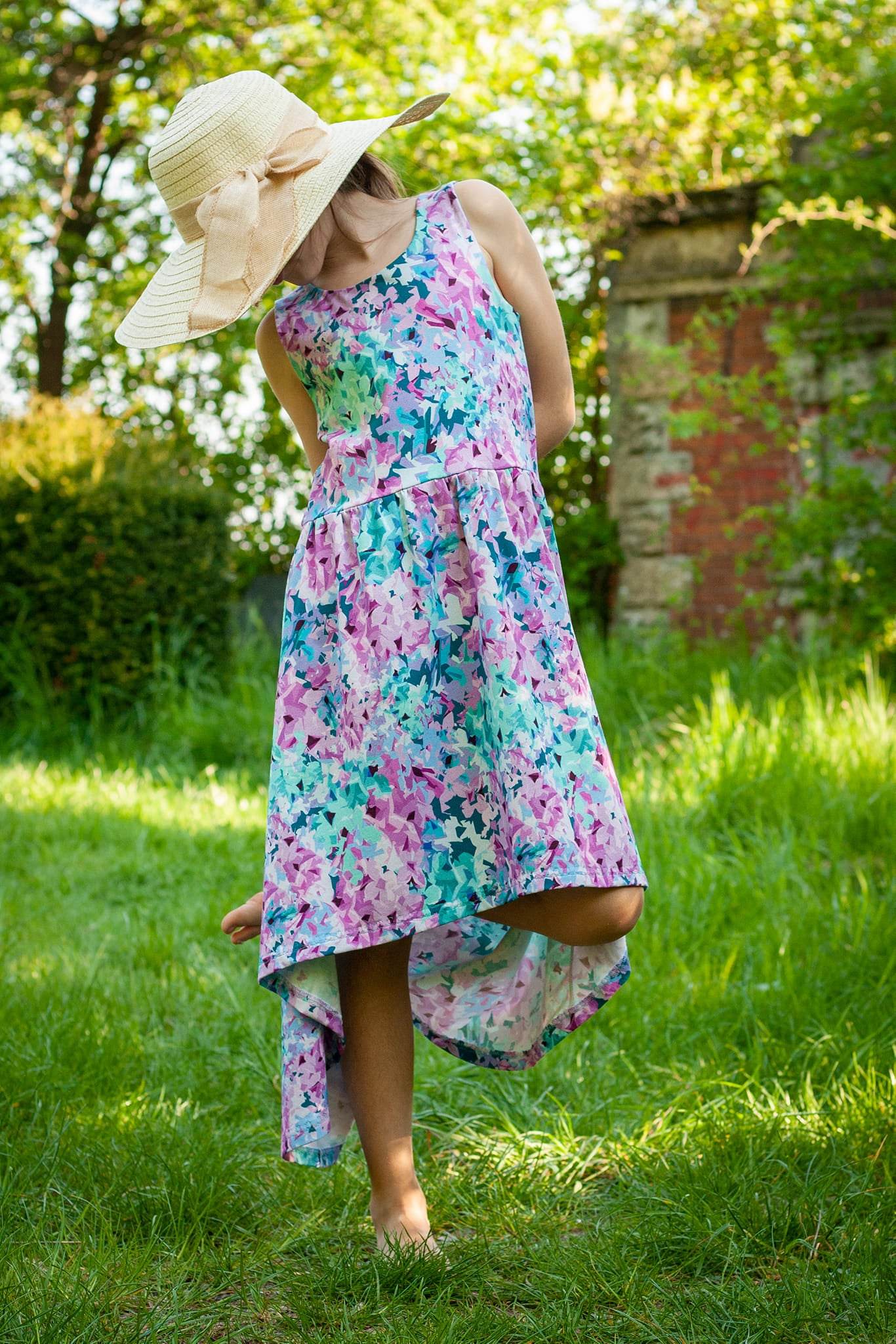Happy Roxani - Gr 86-152 - Vokuhila Kleid Schnittmuster - Sewando