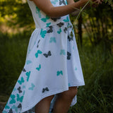 Happy Roxani - Gr 86-152 - Vokuhila Kleid Schnittmuster - Sewando