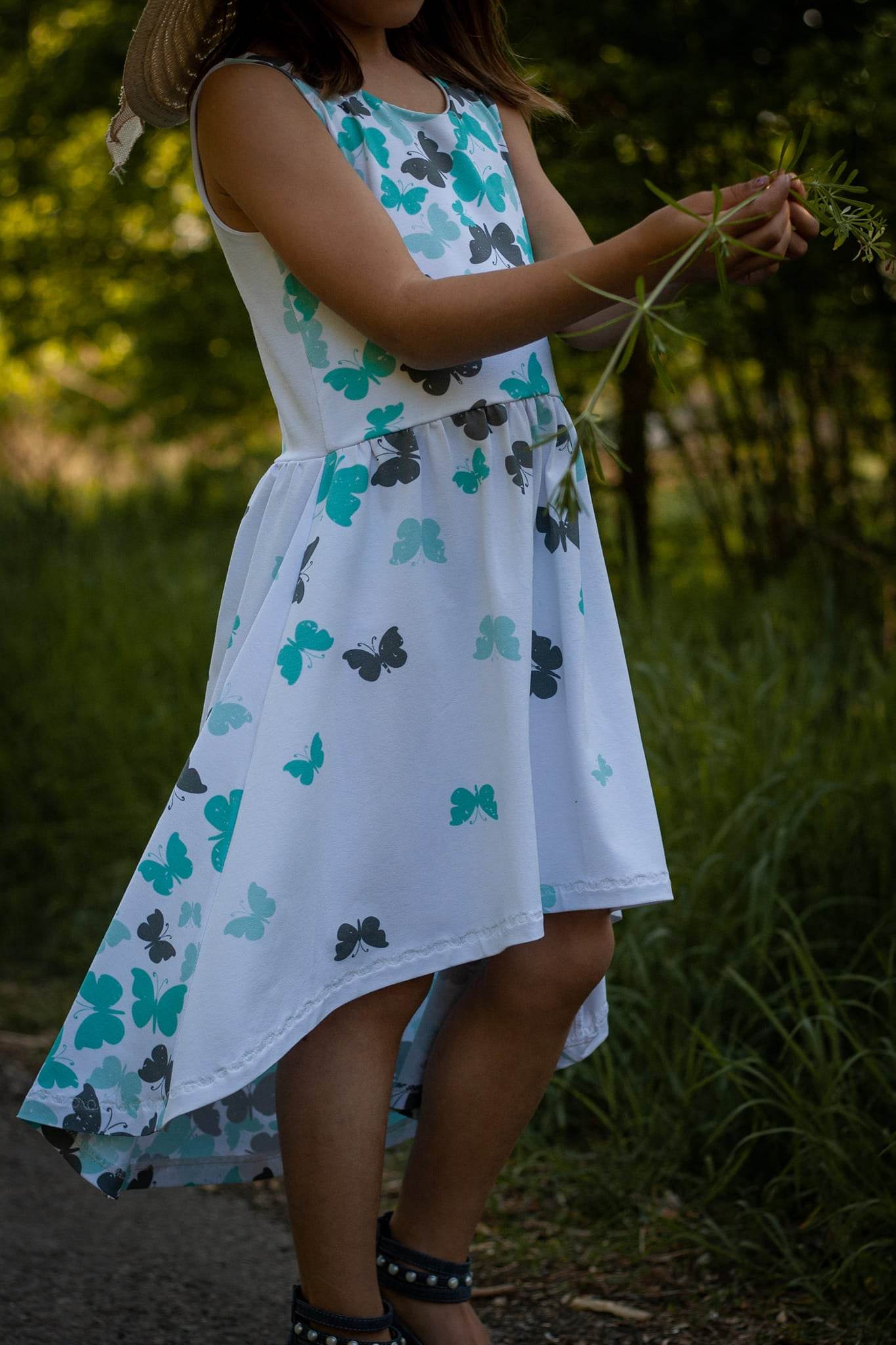 Happy Roxani - Gr 86-152 - Vokuhila Kleid Schnittmuster - Sewando