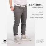 Jeanshose mit Passe in S-XL - Sewando