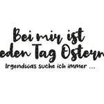 Plotterdatei »Jeden Tag Ostern« – mit Printable - Sewando