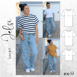 Schnittmuster Shirt JELSI Gr. 32-56 :